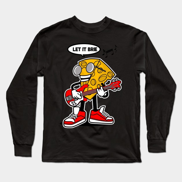 BRIE ROCKSTAR Long Sleeve T-Shirt by beanbeardy